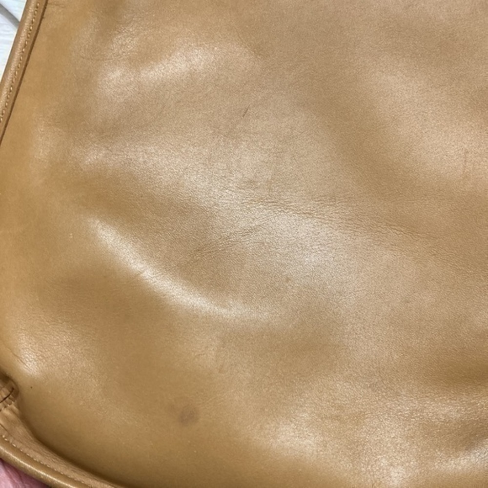 Coach tan leather vintage slim hippie bag 9135 - Picture 5 of 16